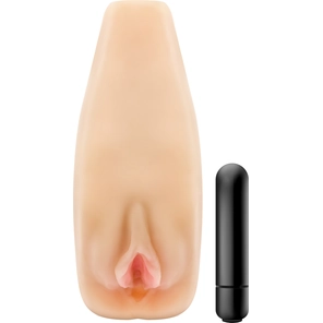  Мастурбатор-вагина с вибрацией Soft Wet Natasha Realistic Beige Masturbator 