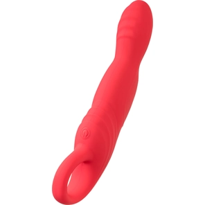  Розовый вибратор для точки G с двигающейся головкой Carnation 19 см 