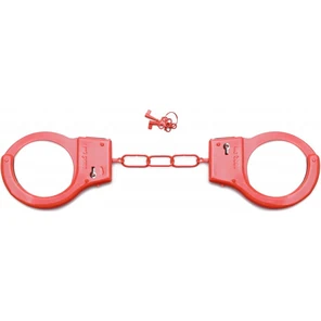  Красные металлические наручники SHOTS TOYS Red 
