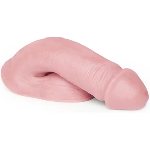  Мягкий имитатор пениса Pink Limpy малого размера 12 см 