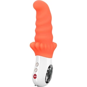  Оранжевый вибромассажёр G5 Vibe MOODY 18,8 см 