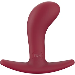  Бордовый анальный стимулятор BOOTIE S 7,6 см 