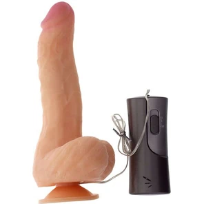  Реалистичный вибромассажёр REALSTUFF 7.5INCH VIBRATOR 19 см 