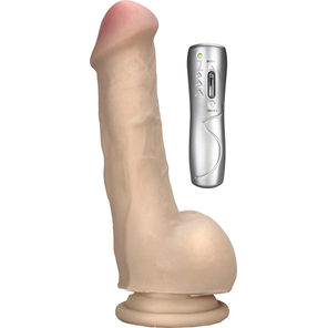  Реалистичны вибромассажёр на присоске REALSTUFF 6.5INCH VIBRATOR III 16,5 см 