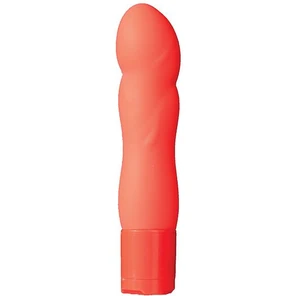  Оранжевый мини-вибратор NEON BLISS VIBRATOR 9 см 