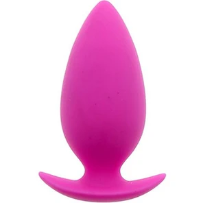  Розовая анальная втулка BOOTYFUL ANAL PLUG MEDIUM PINK 9,8 см 
