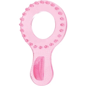  Розовое эрекционное кольцо SYNERGY CLIT BUMPER LOVE RING PINK 