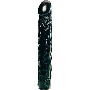  Чёрный фаллоимитатор BIG BONANZA 13 BLACK BUTT PLUG 33 см 