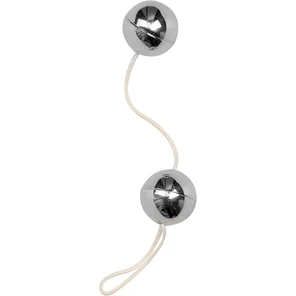  Серебристые вагинальные шарики LITTLE FRISKY LOVE BALLS SILVER 