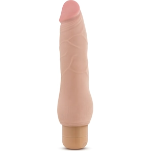  Телесный вибратор X5 FANTASY VIBE BEIGE 21,6 см 