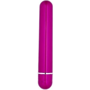 Розовый классический вибратор The Big One 20 см 