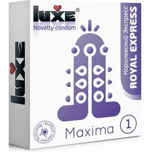  Презерватив Luxe Maxima WHITE Королевский Экспресс 1 шт 