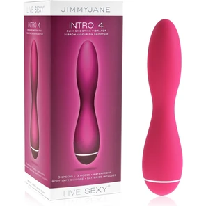  Розовый вибромассажер Intro 4 Pink 18 см 