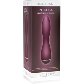  Фиолетовый вибромассажер Intro 4 Purple 18 см 