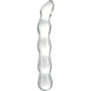  Прозрачный стеклянный стимулятор Berman Ruby Glass Probe 18 см 