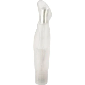  Белый вибромассажер White Satin Power G 15 см 