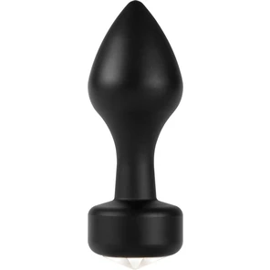  Чёрный анальный плаг Elegant Black 8,3 см 