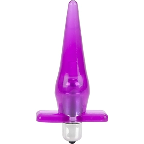  Розовая анальная пробка Mini Vibro Tease 12,7 см 
