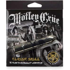  Золотистая вибропуля Motley Crue Classic Scull 