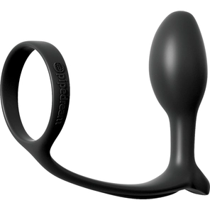  Анальная пробка с эрекционным кольцом Ass-Gasm Cockring Beginners Plug 