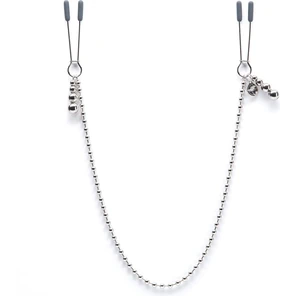  Зажимы для сосков на нитке бусин At My Mercy Chained Nipple Clamps 
