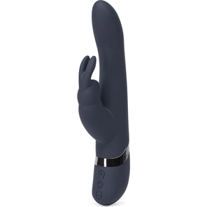  Тёмно-синий вибратор Oh My USB Rechargeable Rabbit Vibrator 25,4 см 
