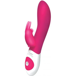  Розовый вибратор-ротатор The Rotating Rabbit 22 см 