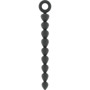  Серая анальная цепочка Anal Chain No.28 24,5 см 