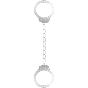  Белые металлические кандалы Metal Ankle Cuffs 