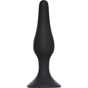  Чёрная анальная пробка Slim Anal Plug Medium 11,5 см 