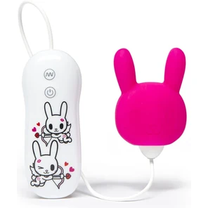  Розовый клиторальный стимулятор-зайчик SILICONE PURPLE BUNNY CLITORAL VIBRATOR 