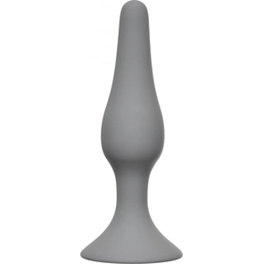  Серая анальная пробка Slim Anal Plug XL 15,5 см 