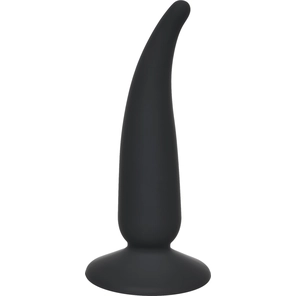  Чёрная анальная пробка P-spot Teazer Black 12,2 см 