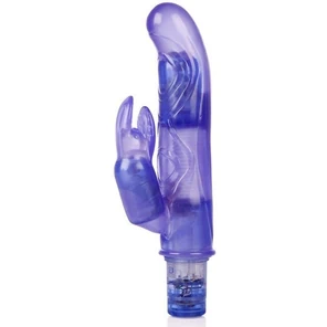  Фиолетовый вибромассажер 10-Function Bendie Bounding Bunny Vibes 22,8 см 