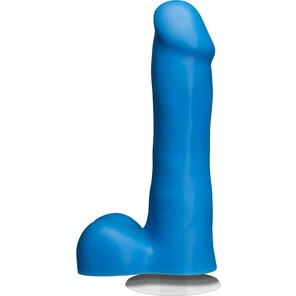  Голубой фаллоимитатор с мошонкой American POP! Icon 6 Slim Dong with Balls 