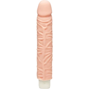  Телесный вибромассажёр с богатым рельефом Shakin’ D Vibrating 9 22,86 см 