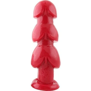  Анальная пробка TSX Large Three Bangs for Your Butt Red 29 см 