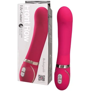  Розовый вибромассажер для точки G Front Row Pink GR 22 см 