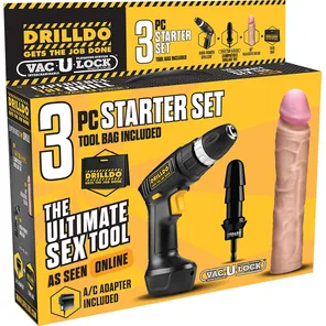  Секс-набор из 3 предметов DRILLDO STARTER SET 3 PIECE 