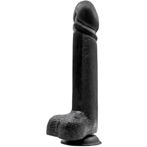  Чёрный анальный фаллоимитатор MENZSTUFF BLACK KNIGHT 10INCH BUTT PLUG 25 см 