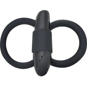  Эрекционное кольцо с подхватом и вибростимулятором MOJO APEIROS VIBRATING COCK / BALLS RING 