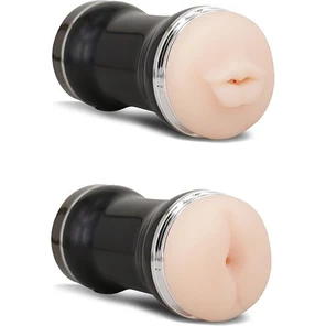  Двусторонний мастурбатор DOUBLE O HEAVEN DOUBLE ENDED COCKSTROKER ротик и анус 