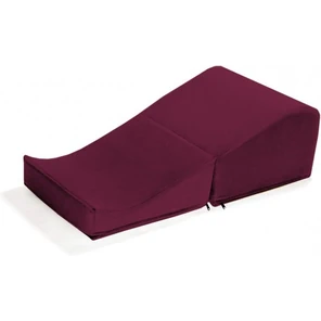  Бордовая подушка для любви Liberator Flip Ramp с чехлом из вельвета 