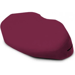  Бордовая вельветовая подушка для любви Liberator Retail Arche Wedge 