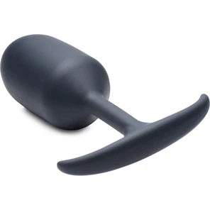 Черная анальная пробка с утяжелением Premium Silicone Weighted Anal Plug XL 16,8 см 