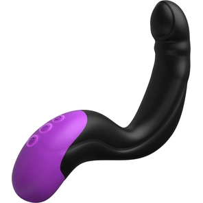  Черно-фиолетовый вибромассажёр простаты Hyper-Pulse P-Spot Massager 