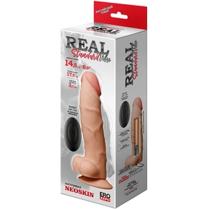  Телесный вибратор-реалистик REAL Standard 17,5 см 