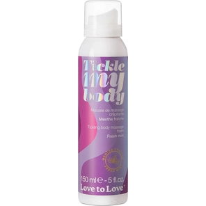  Массажная хрустящая пенка Tickle My Body Fresh Mint с ароматом мяты 150 мл 