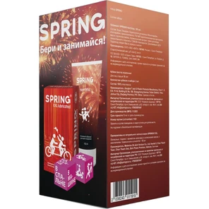  Набор Spring с игральными кубиками 