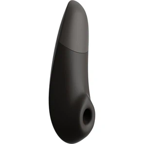  Черный бесконтактный клиторальный стимулятор Womanizer Enhance с вибрацией 